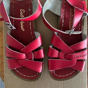 Salt Water Sandals by Hoy - Bright Red Kids Sandals